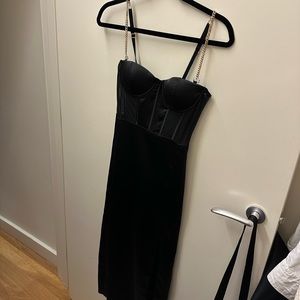 Meshki cocktail midi dress